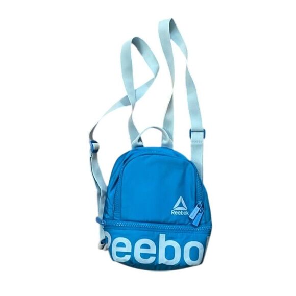 Reebok Blue Cottie Mini Backpack Bag Travel School Lightweight - Picture 1 of 8